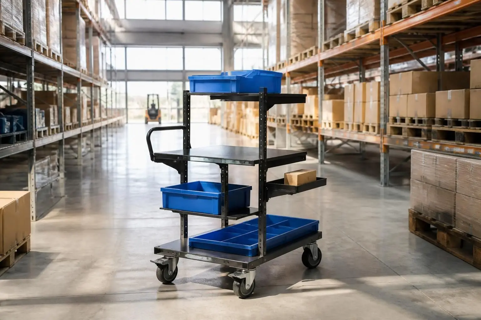 découvrez comment choisir le chariot préparateur de commande idéal pour optimiser la gestion de votre entrepôt et améliorer l'efficacité de vos opérations logistiques.